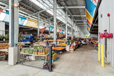 a view of retail shops