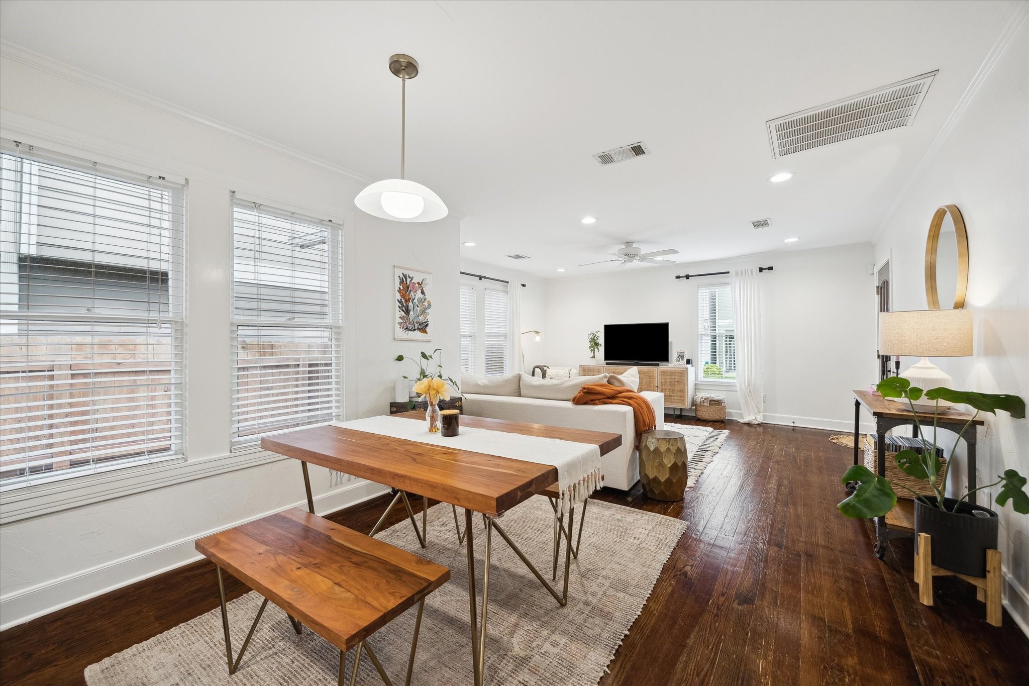 838 East 24th Street Houston, TX 77009 - Photo 7 of 28 a living room with furniture a window and a table