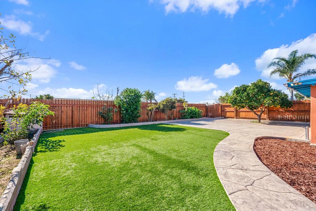 512 Tatum Street Vista, CA 92083 - Photo 20 of 26 a view of a backyard with green space