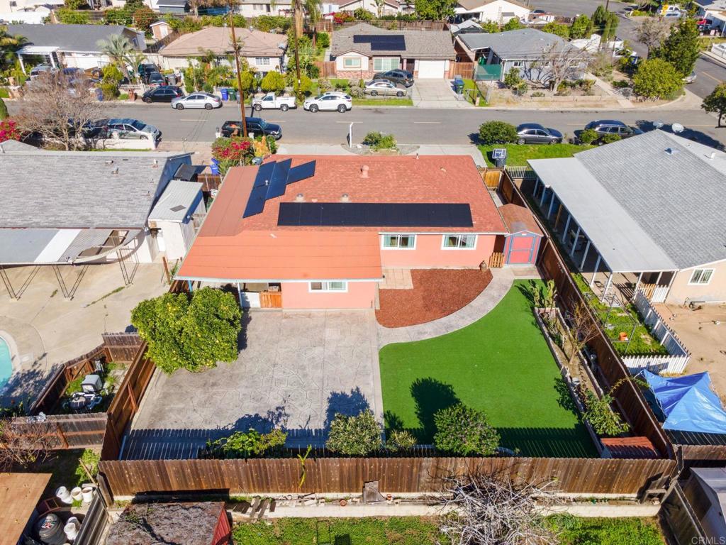 512 Tatum Street Vista, CA 92083 - Photo 24 of 26 an aerial view of a house with a swimming pool