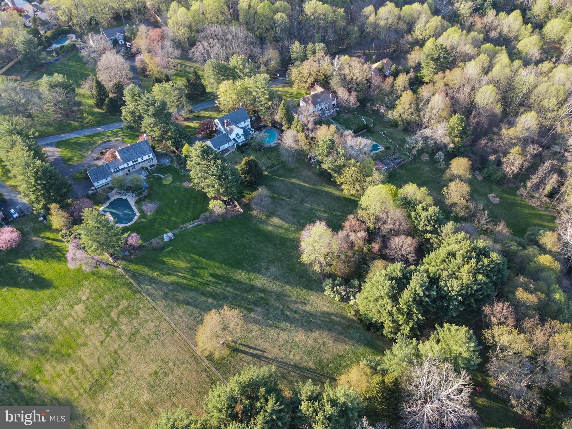 13613 Query Mill Road North Potomac, MD 20878 - Photo 69 of 87 Aerial View of 2 Acre Lot