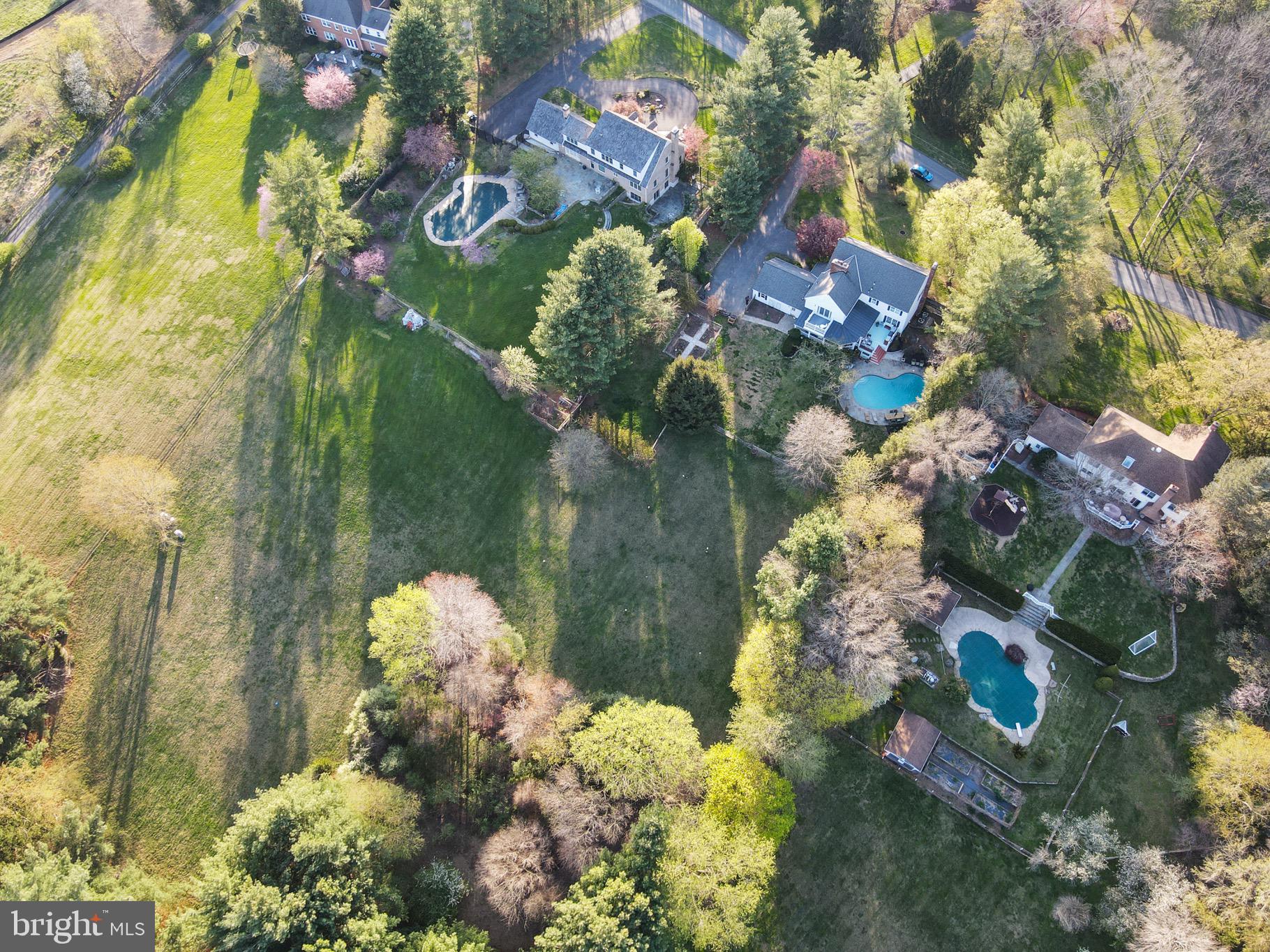 13613 Query Mill Road North Potomac, MD 20878 - Photo 70 of 87 Aerial View of 2 Acre Lot