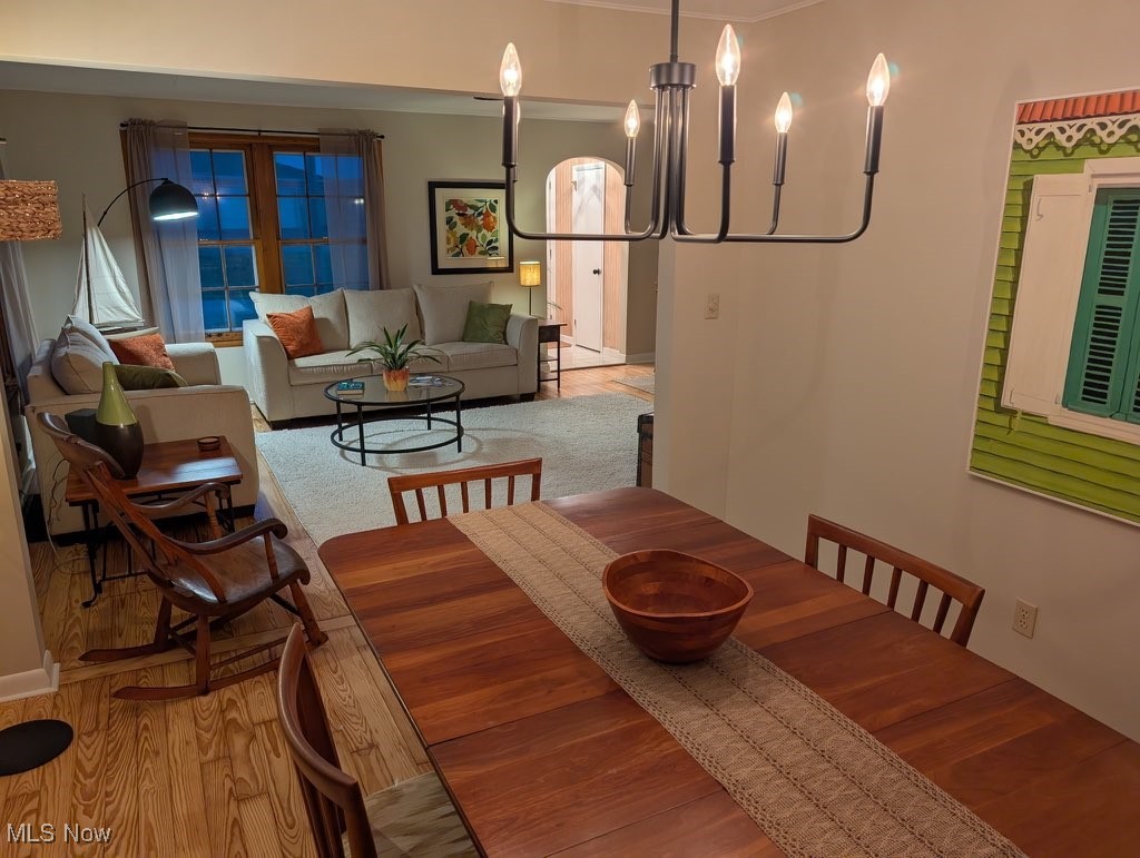 5860 Haber Road Vermilion, OH 44089 - Photo 12 of 31 Dining space featuring wood finished floors