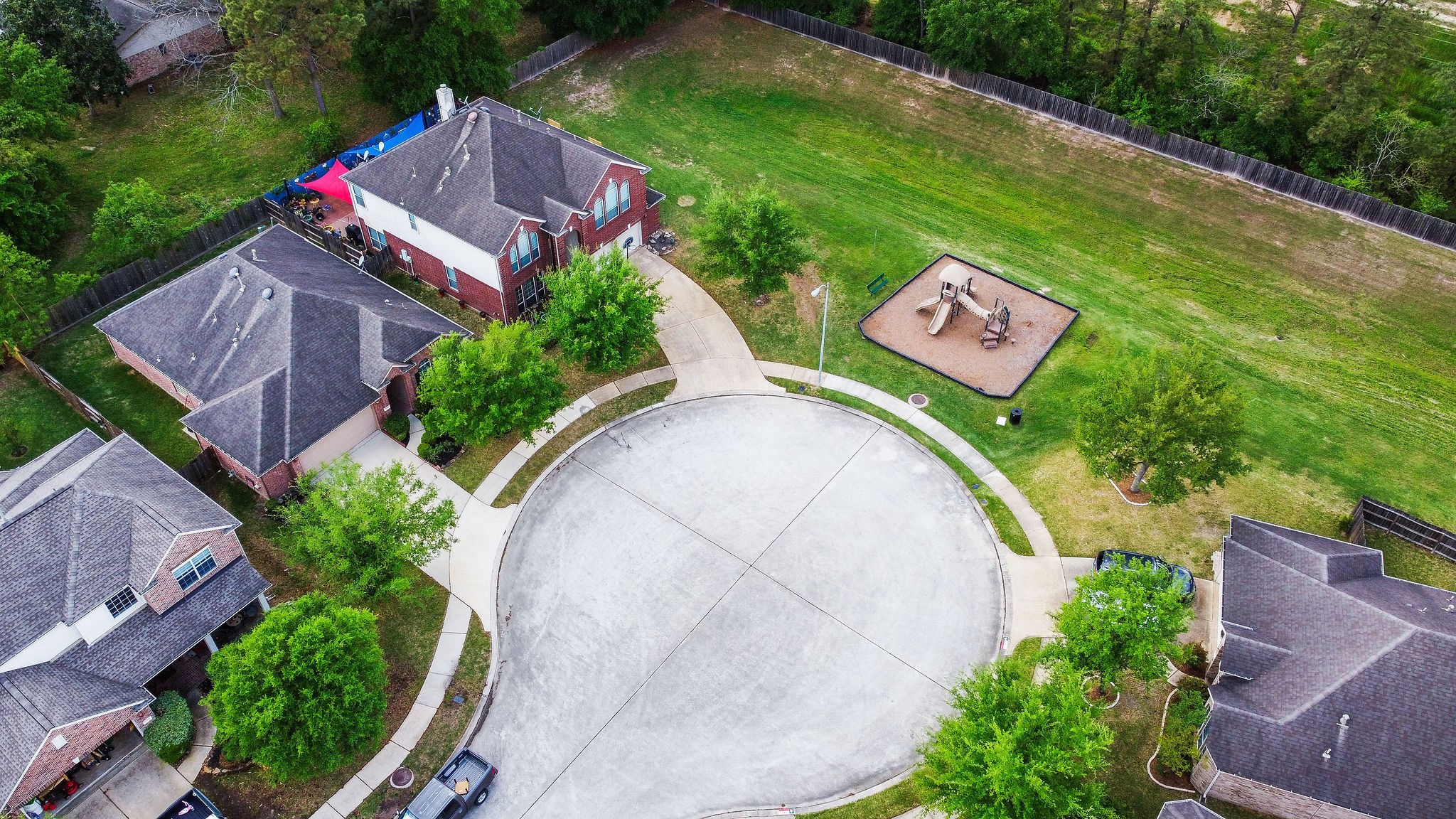 17423 Renee Springs Court Spring, TX 77379 - Photo 18 of 19 an aerial view of a house having garden space