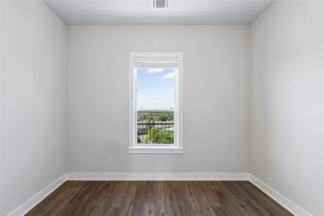 wooden floor in a gallery