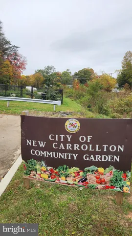 a large building with a door