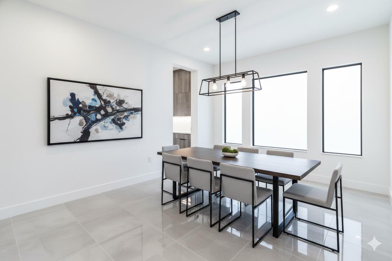 20302 Somerset Hls Drive Boca Raton, FL 33434 - Photo 14 of 111 a view of a dining room with furniture window and wooden floor