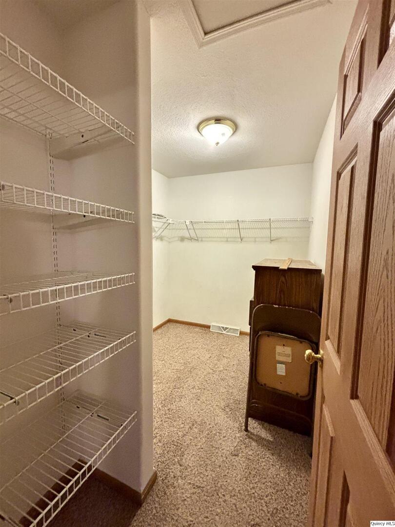 1848 North Co Road 1700 Carthage, IL 62321 - Photo 21 of 33 a view of walk in closet with empty racks
