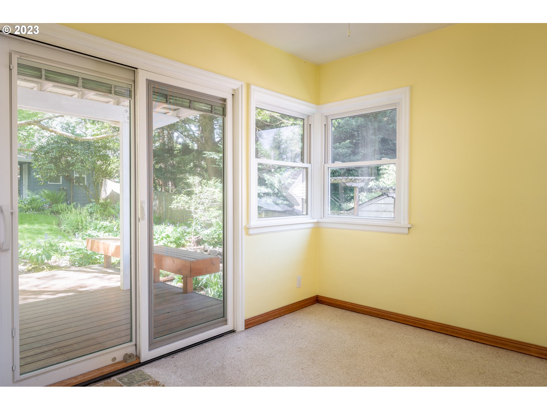 8201 Southwest 41st Avenue Portland, OR 97219 - Photo 9 of 23 a view of an empty room and window