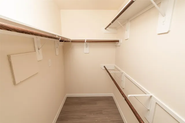a view of walk in closet
