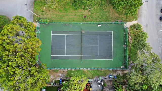 a view of a city with tall buildings