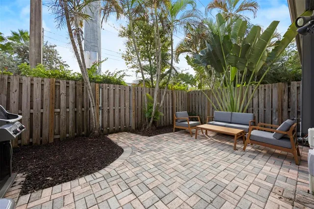 a view of outdoor space with lounge chair