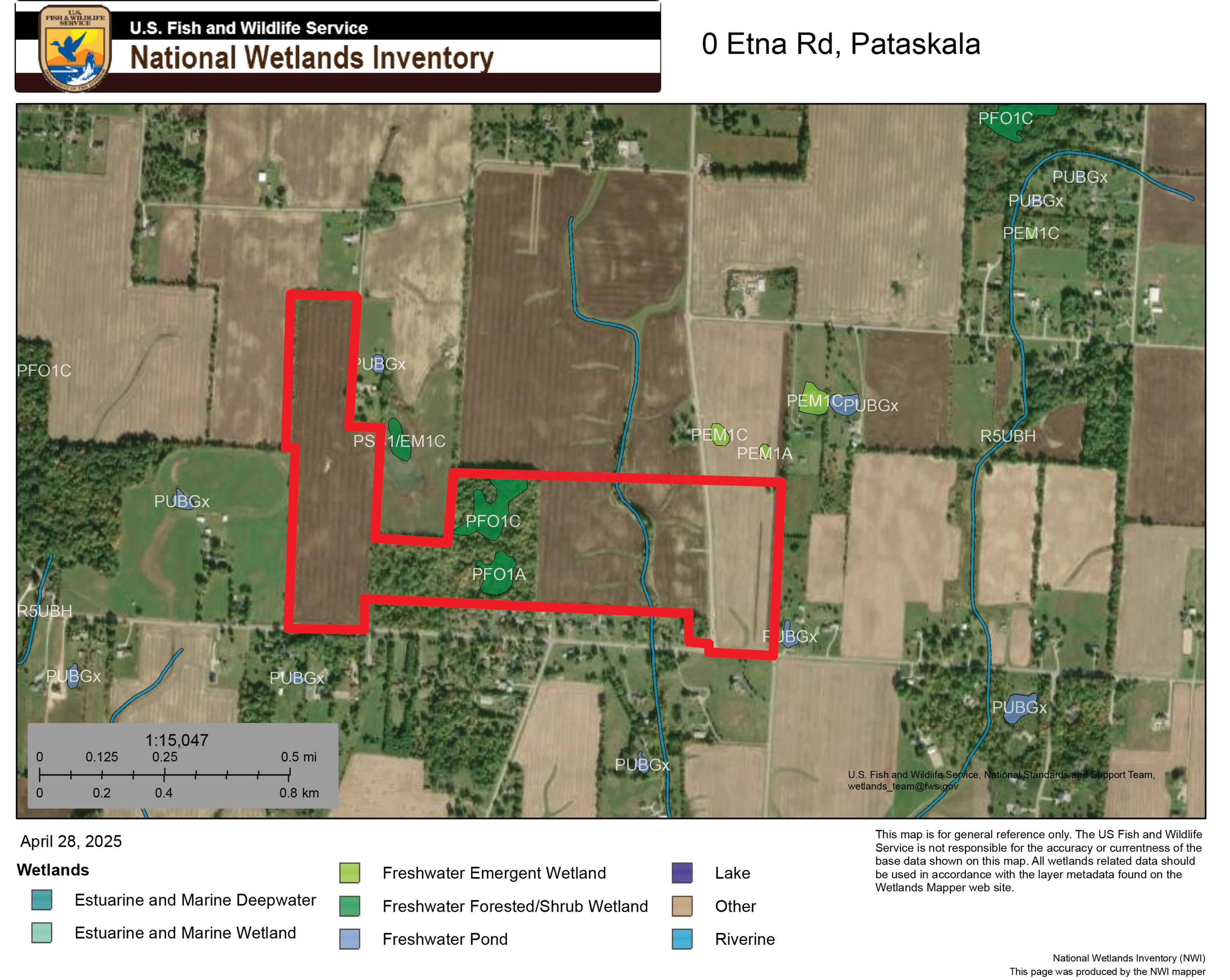 0 Etna Road Northwest Pickerington, OH 43147 - Photo 6 of 7 Wetlands Map