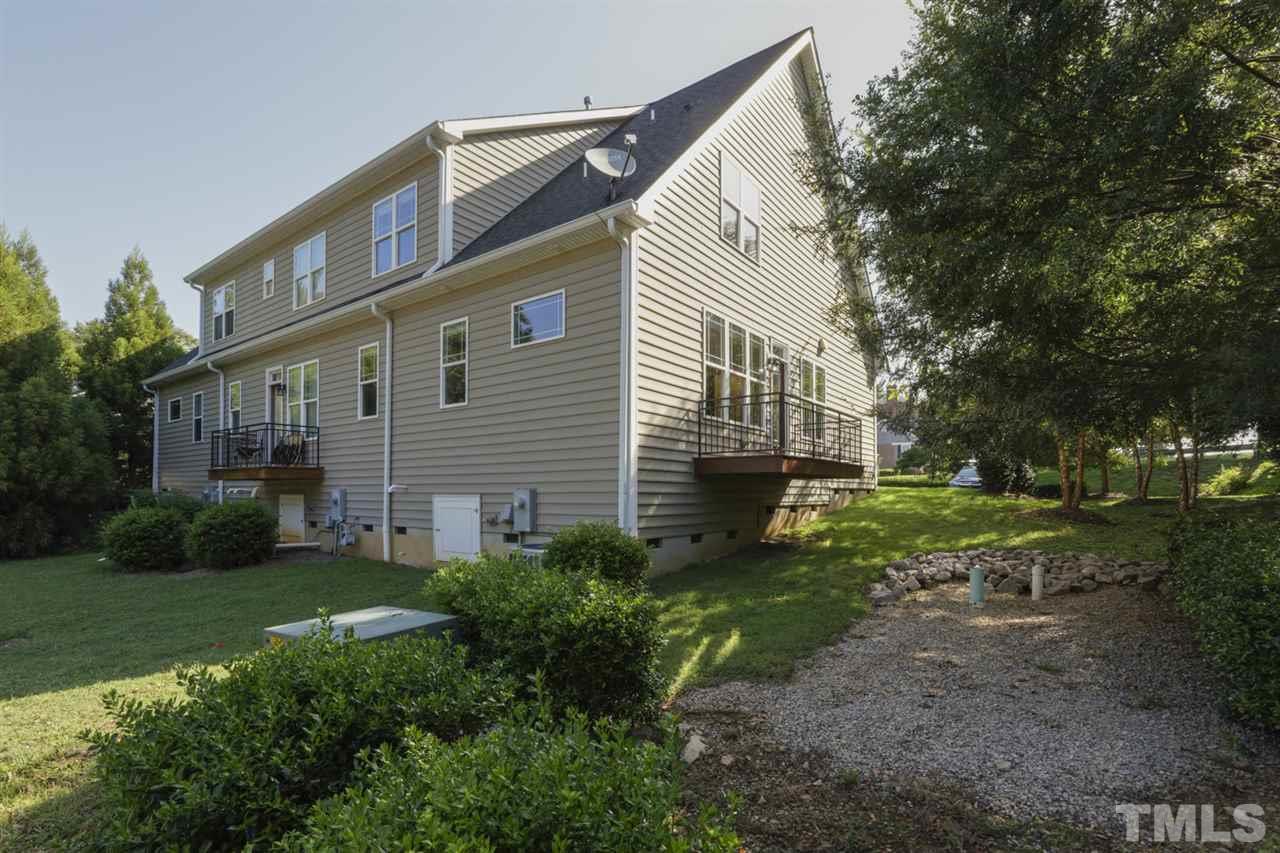 422 Heather Drive Raleigh, NC 27606 - Photo 29 of 30 Rear view from property edge.