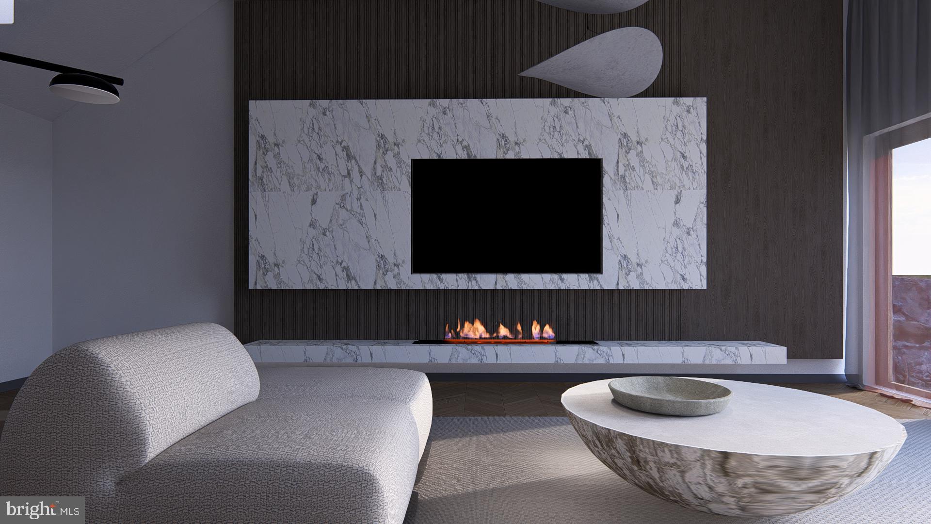 2427 Hartranft Street Philadelphia, PA 19145 - Photo 7 of 20 a living room with furniture and a fireplace