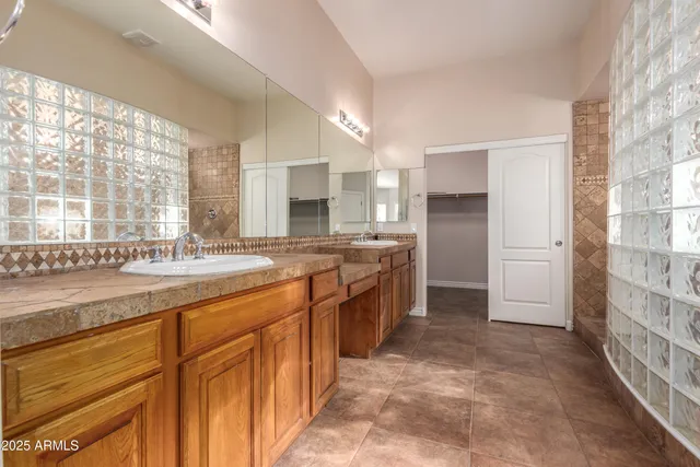 a view of bathroom with shower