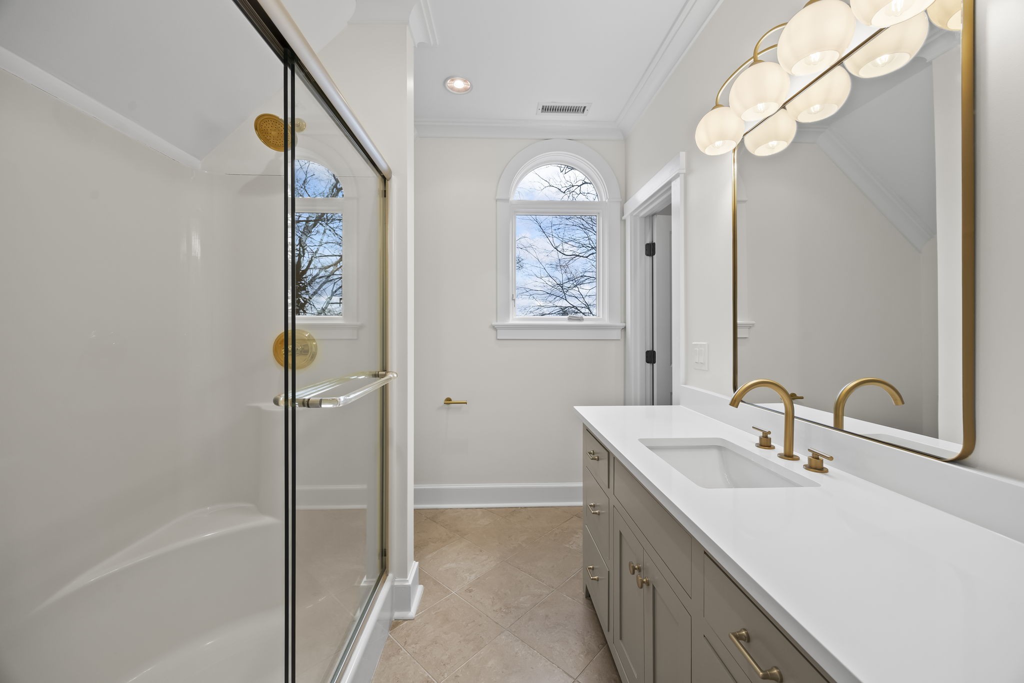 833 Highgrove Circle Franklin, TN 37069 - Photo 45 of 83 a bathroom with a sink a vanity and a mirror
