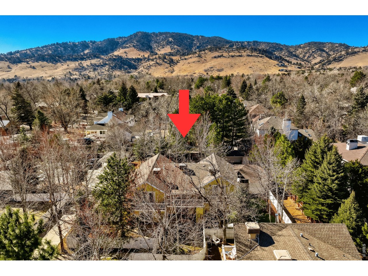 3515 Broadway, Unit B Boulder, CO 80304 - Photo 29 of 37 a view of city and mountain