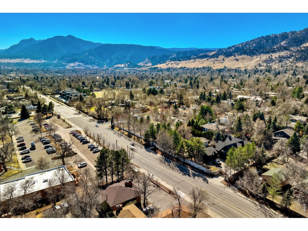 3515 Broadway, Unit B Boulder, CO 80304 - Photo 36 of 37 a view of a city with mountains in the background