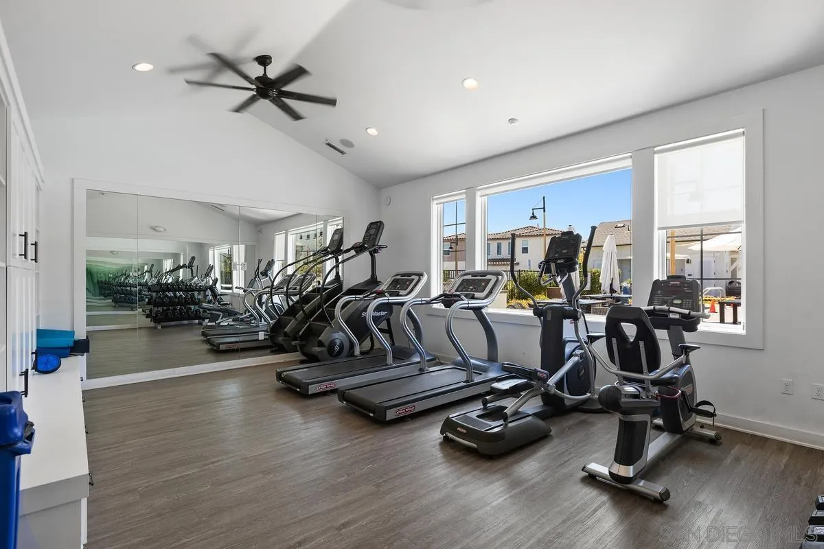 8741 Weston Road Santee, CA 92071 - Photo 43 of 53 a view of a room with gym equipment