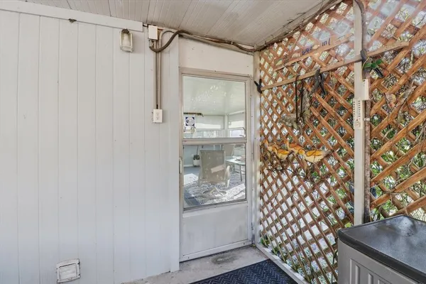 a car parked in front of a house