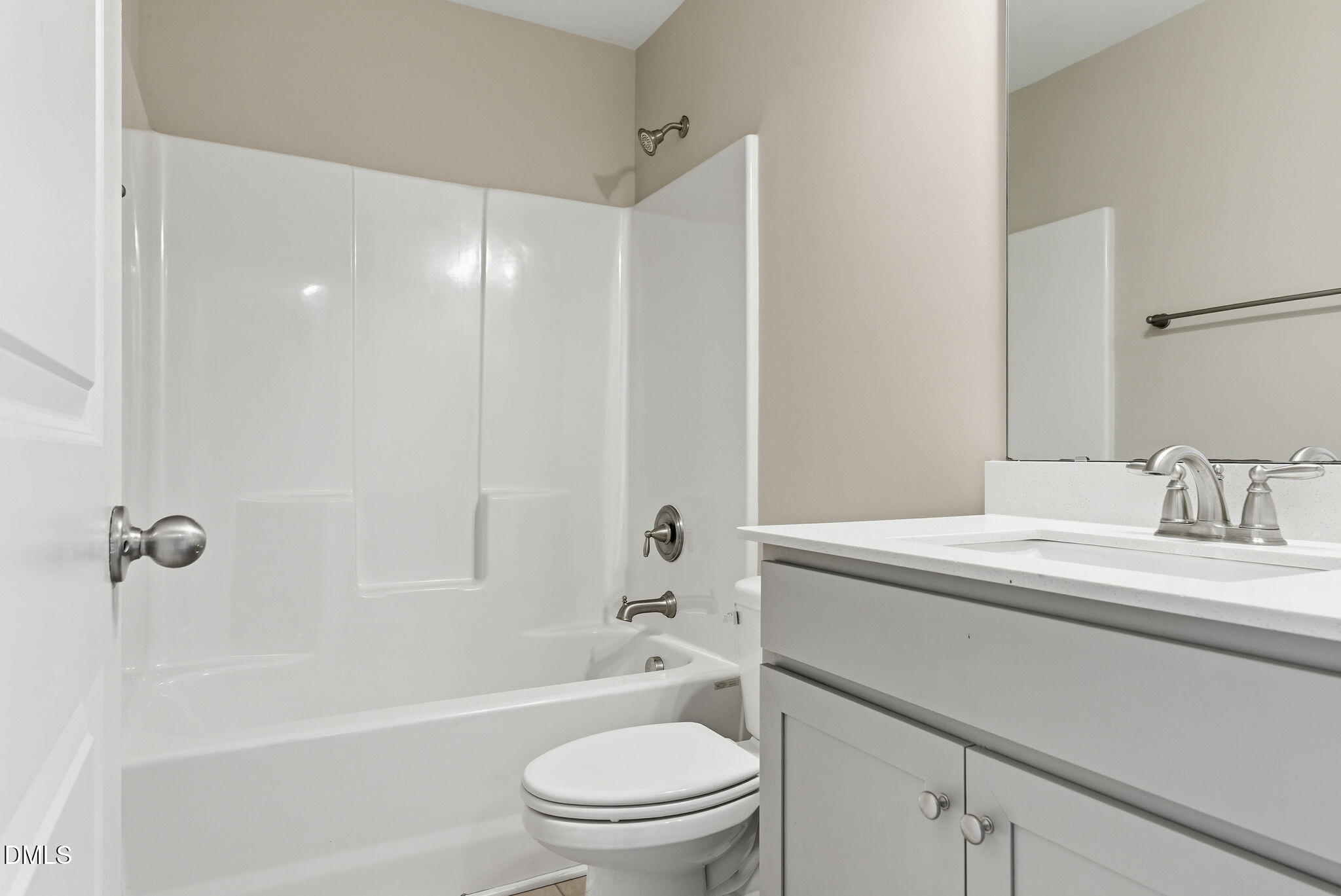 48 Weathervane Dr. Zebulon, NC 27597 - Photo 47 of 68 a bathroom with a granite countertop sink a toilet and shower