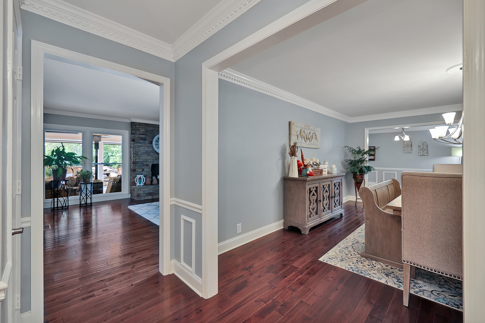 8122 Holly Road Brentwood, TN 37027 - Photo 13 of 65 a living room with furniture and a wooden floor