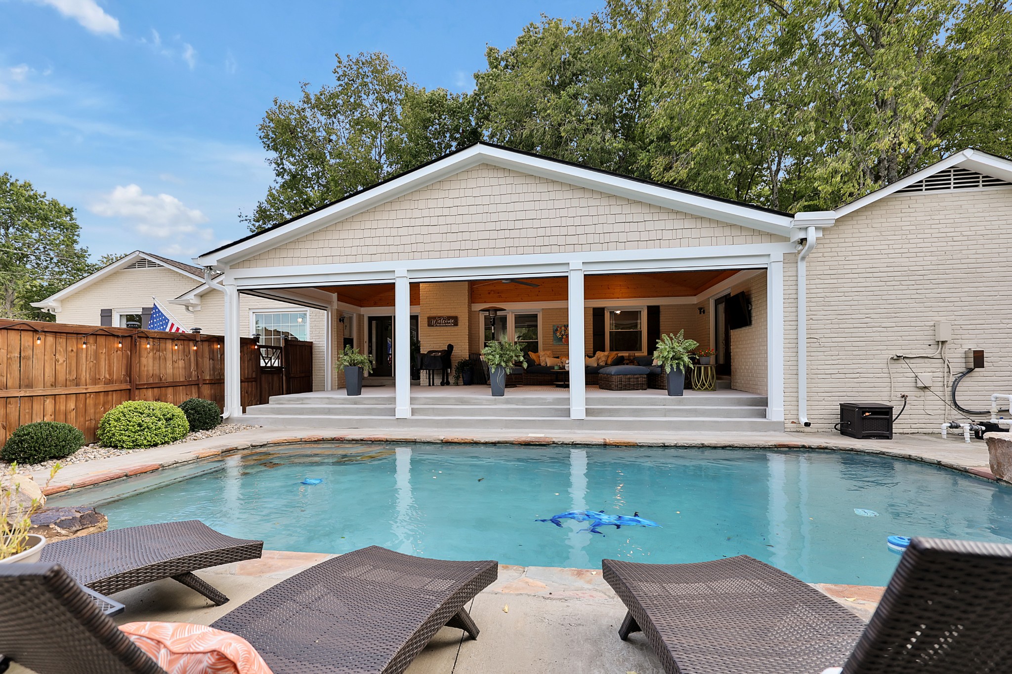 8122 Holly Road Brentwood, TN 37027 - Photo 50 of 65 a view of a house with pool