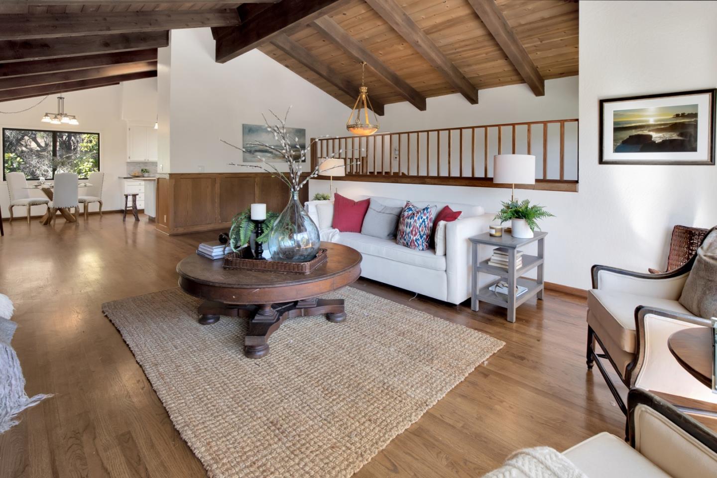 560 Hidden Valley Road Soquel, CA 95073 - Photo 17 of 59 a living room with furniture and a wooden floor