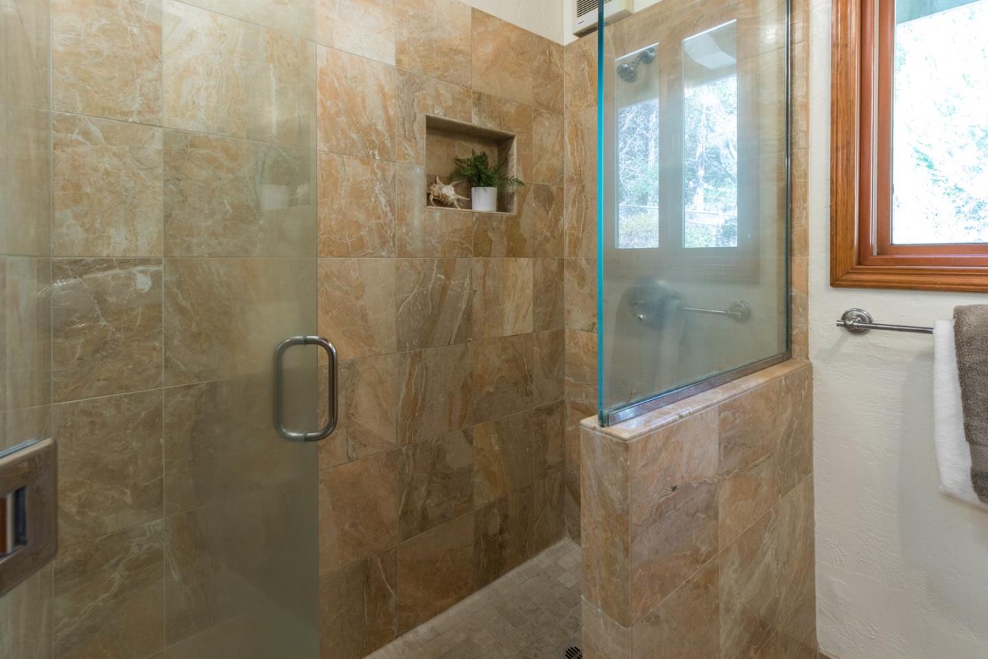 560 Hidden Valley Road Soquel, CA 95073 - Photo 26 of 59 a bathroom with a shower