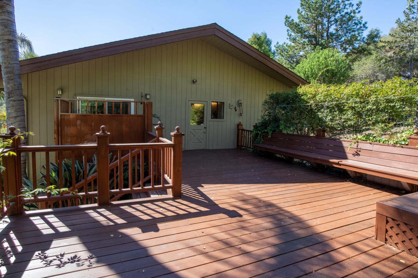 560 Hidden Valley Road Soquel, CA 95073 - Photo 48 of 59 a view of a house with wooden deck