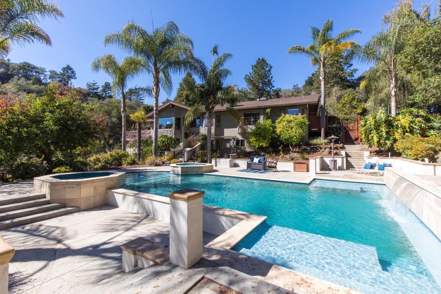 560 Hidden Valley Road Soquel, CA 95073 - Photo 53 of 59 a view of a swimming pool with a patio
