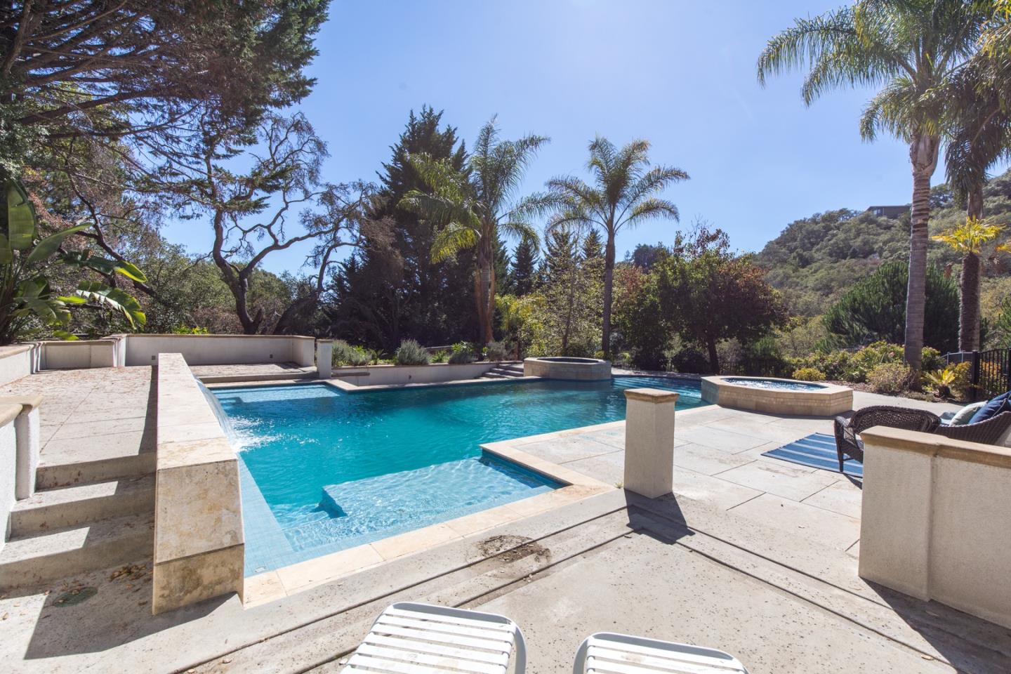 560 Hidden Valley Road Soquel, CA 95073 - Photo 54 of 59 a view of swimming pool with outdoor seating and plants