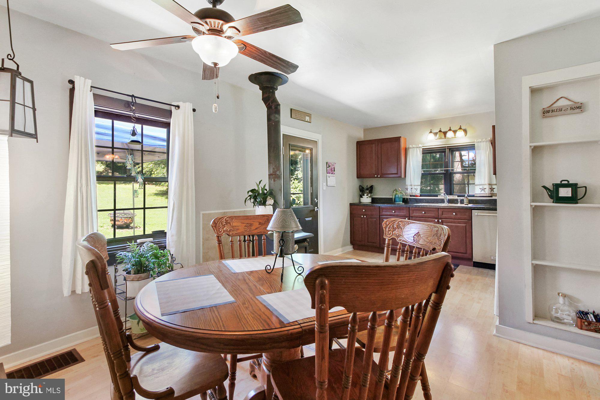528 Hain Road Sinking Spring, PA 19608 - Photo 8 of 28 a view of a dining room with furniture window and outside view