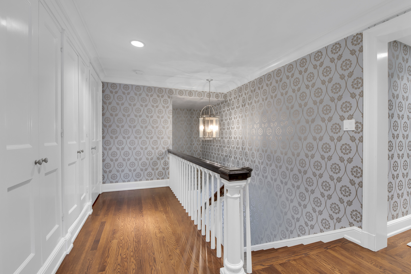 1380 Elm Tree Road Lake Forest, IL 60045 - Photo 18 of 43 a view of entryway with wooden floor