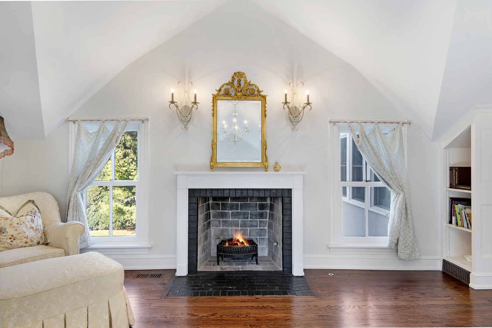 1380 Elm Tree Road Lake Forest, IL 60045 - Photo 20 of 43 a living room with furniture and a fireplace