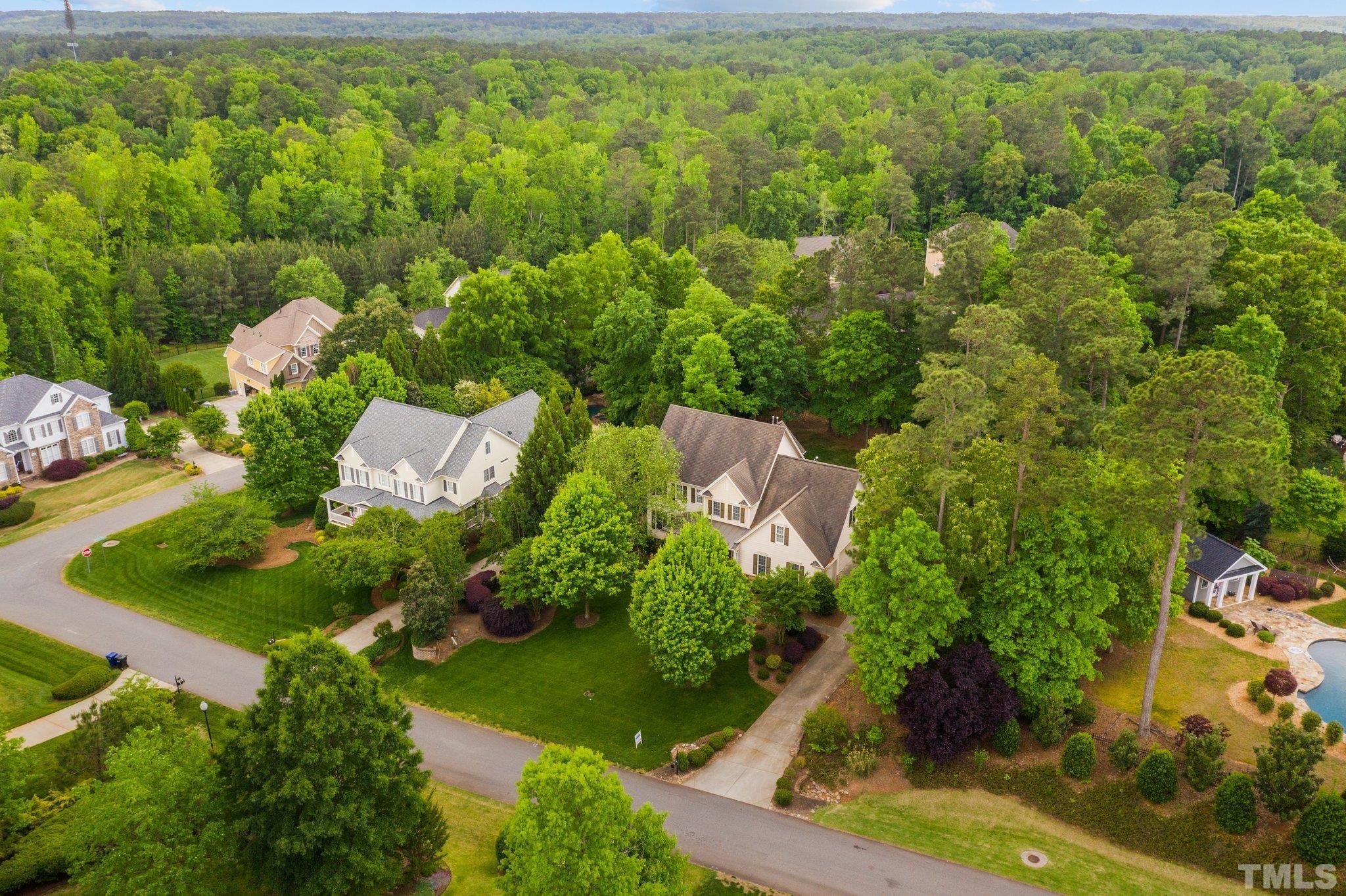 4012 Grandbridge Drive Apex, NC 27539 - Photo 14 of 51 an aerial view of a house with yard