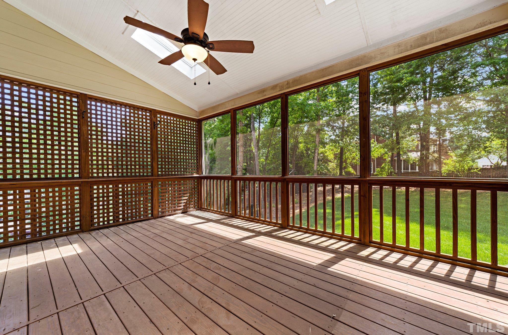 4012 Grandbridge Drive Apex, NC 27539 - Photo 50 of 51 a view of balcony with wooden floor