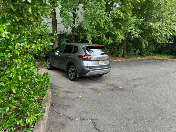 a car parked in the side of the road