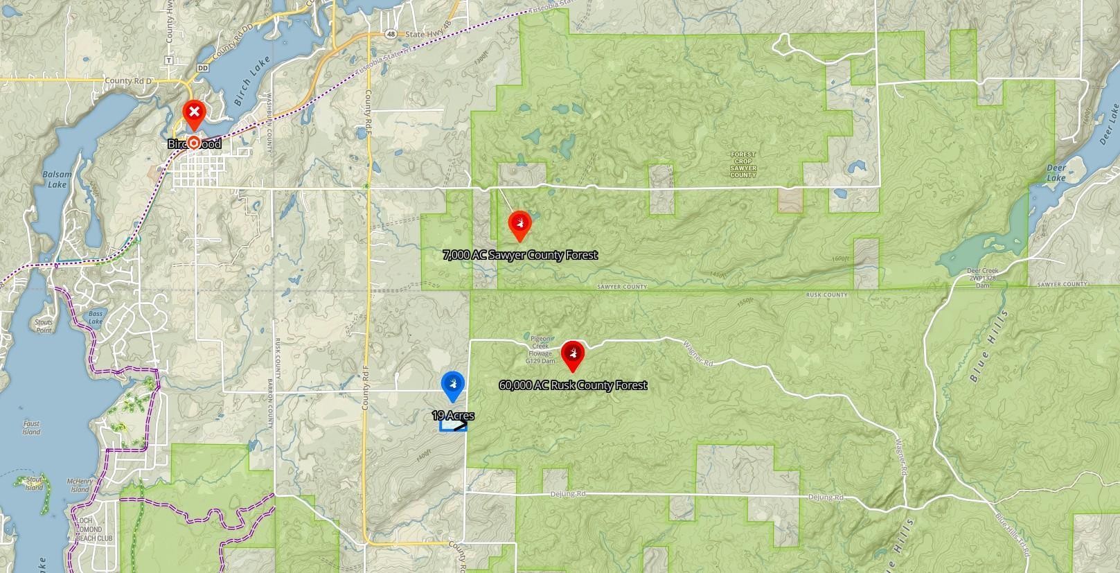 Lot 7-8 Breakneck Road Birchwood, WI 54817 - Photo 10 of 23