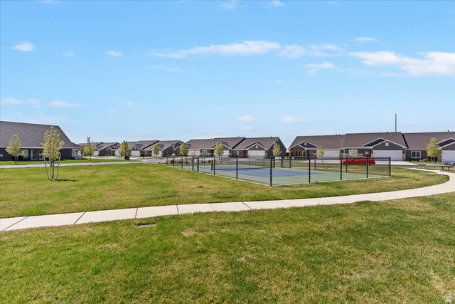 2028 West Grace Way Layton, UT 84041 - Photo 31 of 36 View of property's community with a tennis court and a residential view
