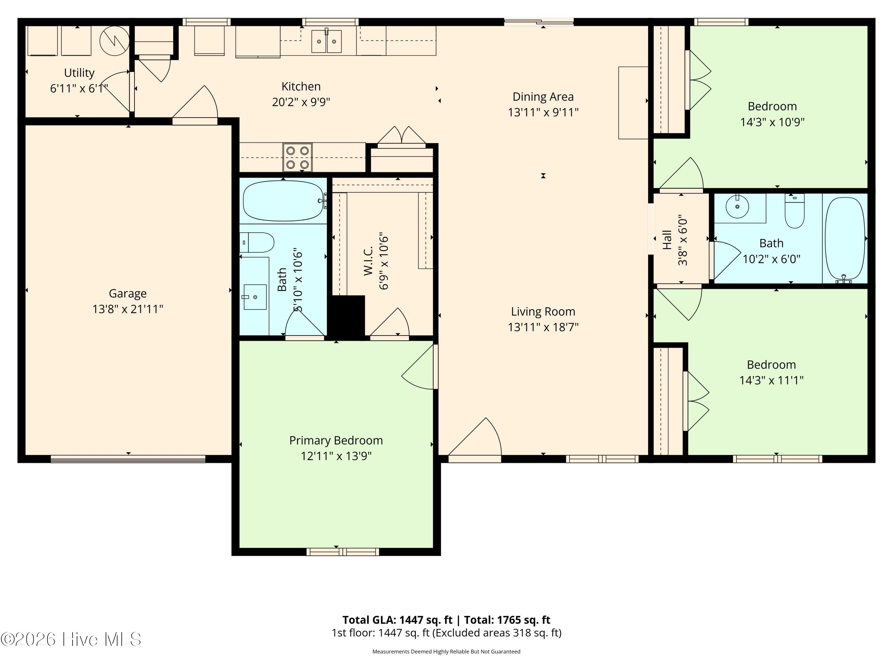 300 Spring Drive Jacksonville, NC 28540 - Photo 47 of 47 Floor Plan