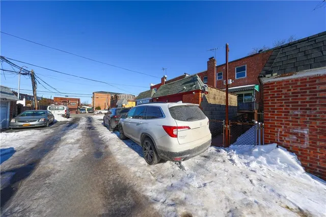 a car parked on the side of the road