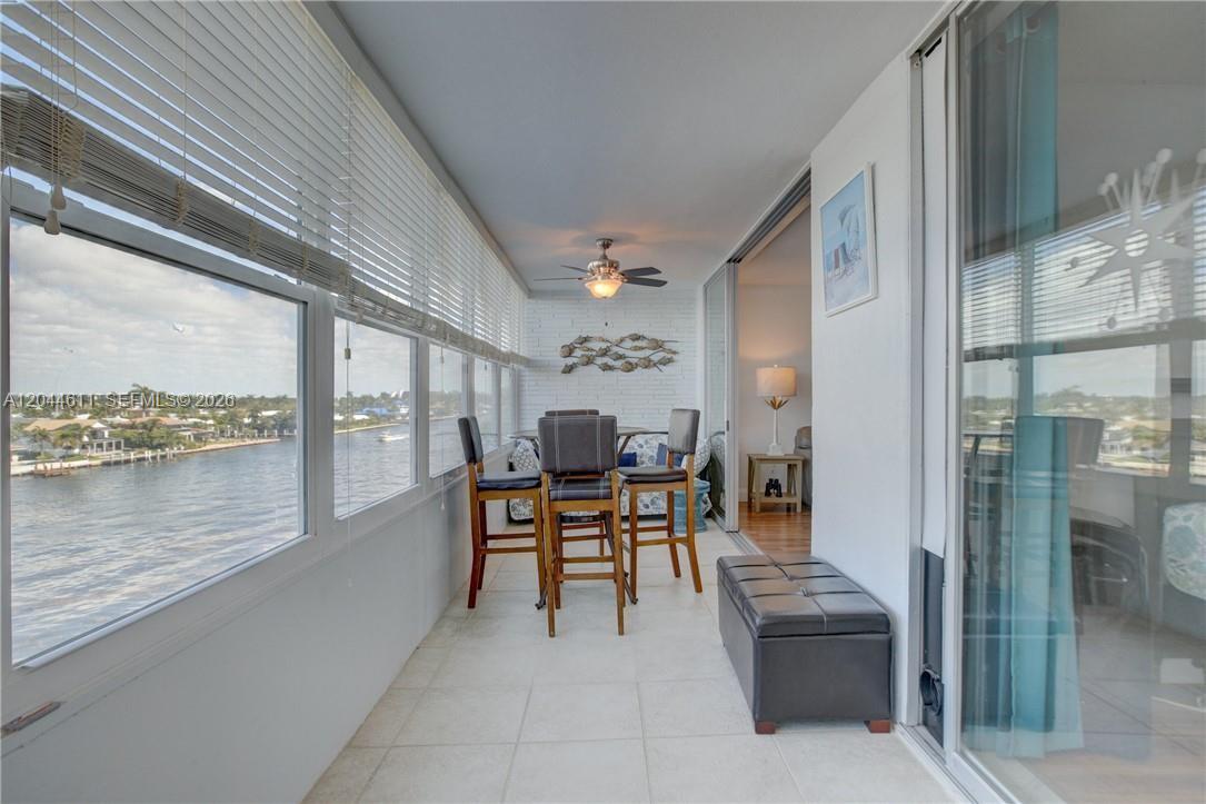 401 North Riverside Drive, Unit 504 Pompano Beach, FL 33062 - Photo 4 of 20 Enclosed Patio
