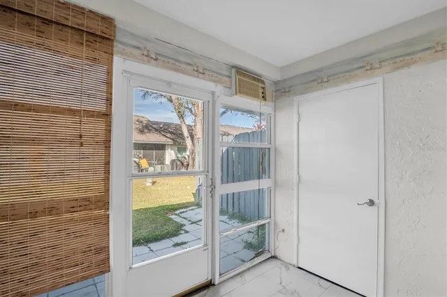 a view of front door