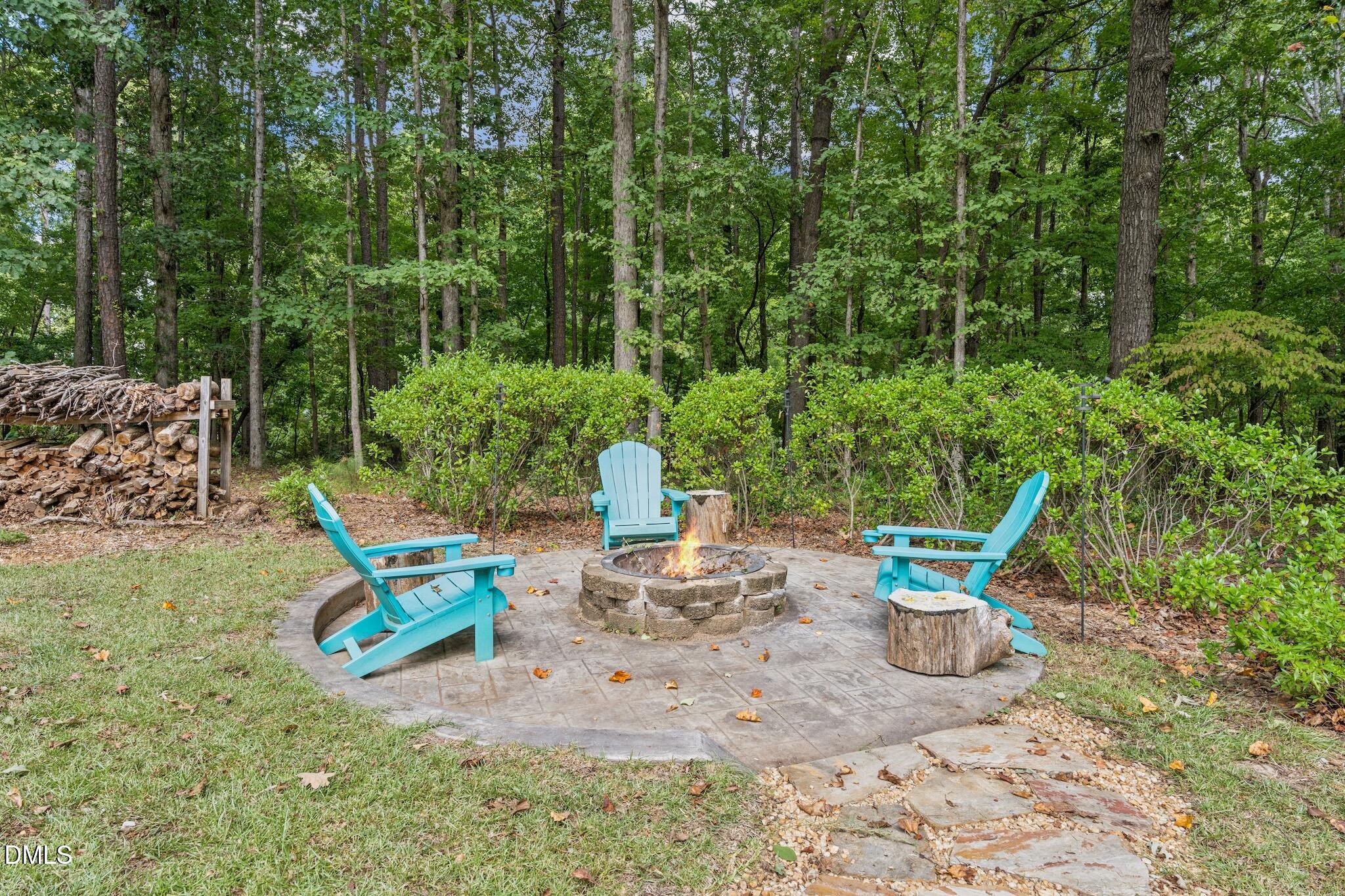3533 Arthur Pierce Road Apex, NC 27539 - Photo 24 of 31 Fire Pit