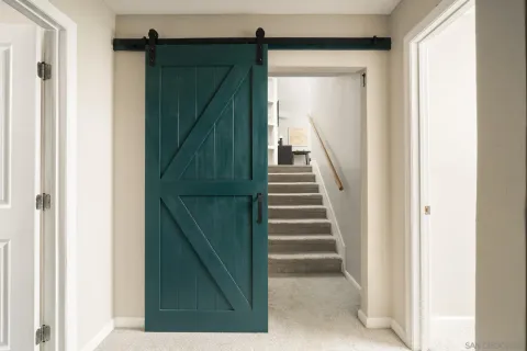 a view of a front door