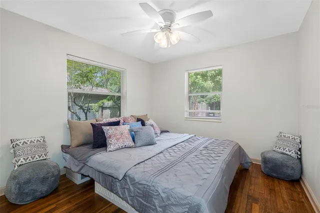 a view of a lake and mountain