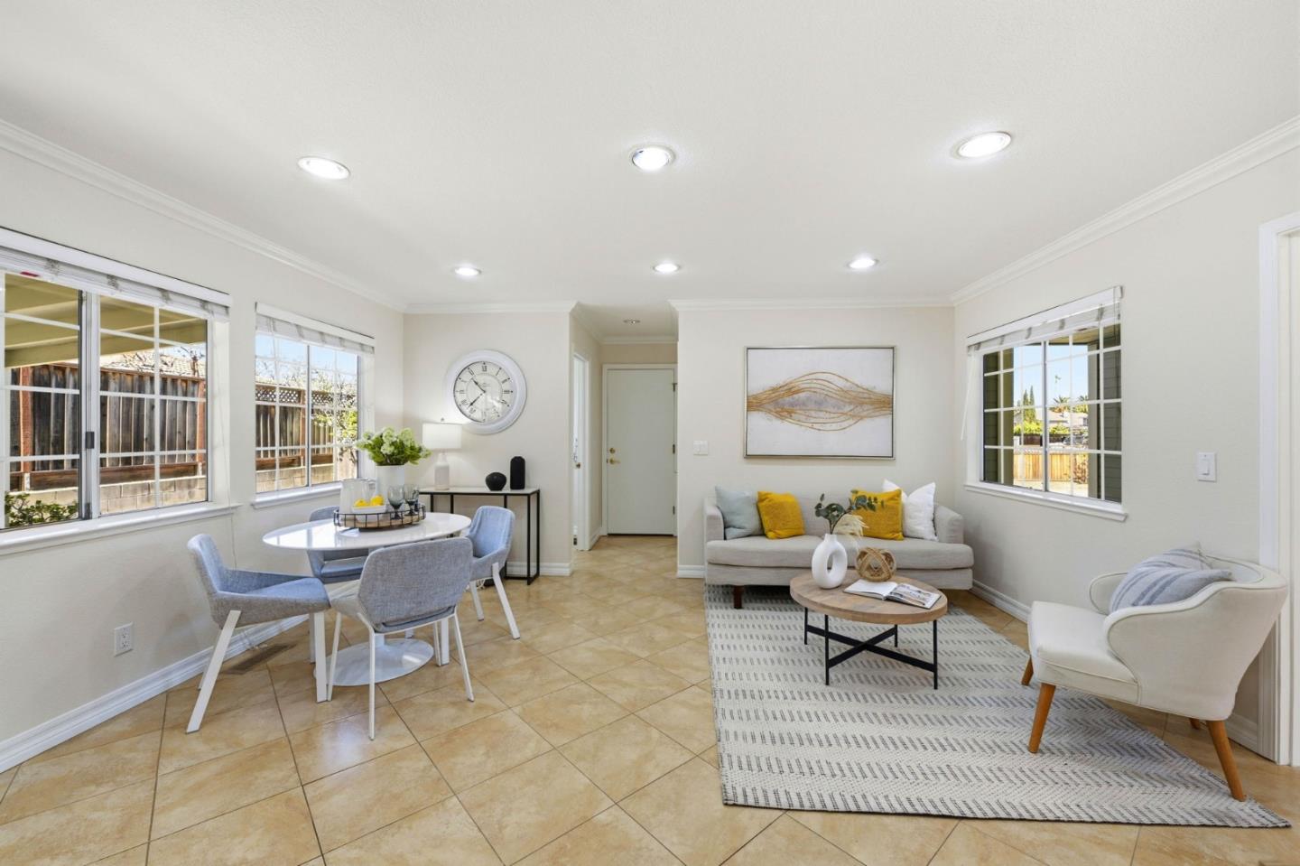 6207 McAbee Road San Jose, CA 95120 - Photo 16 of 48 a living room with furniture and a table