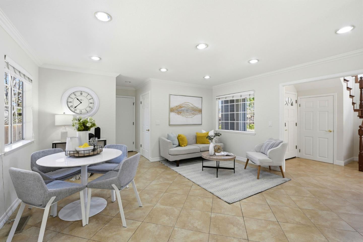 6207 McAbee Road San Jose, CA 95120 - Photo 17 of 48 a living room with furniture and wooden floor